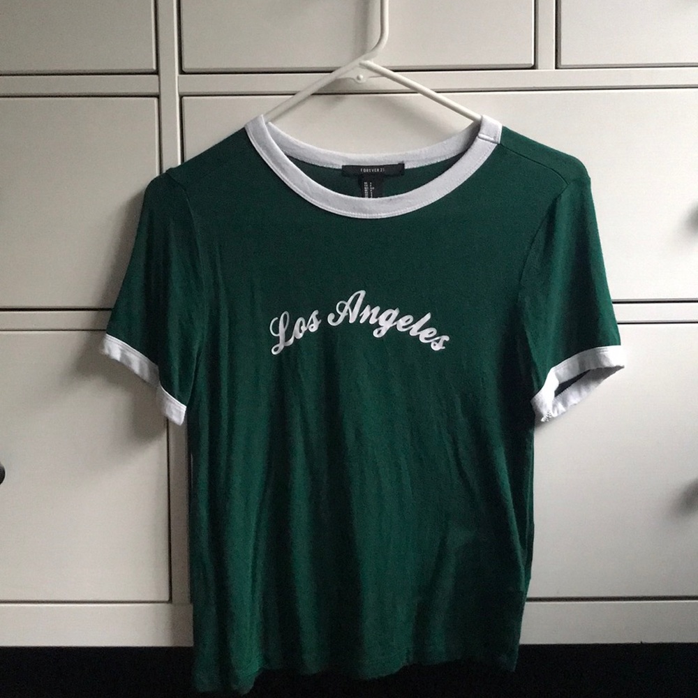 A graphic tee